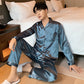 Sleepwear Silk Satin Pajama