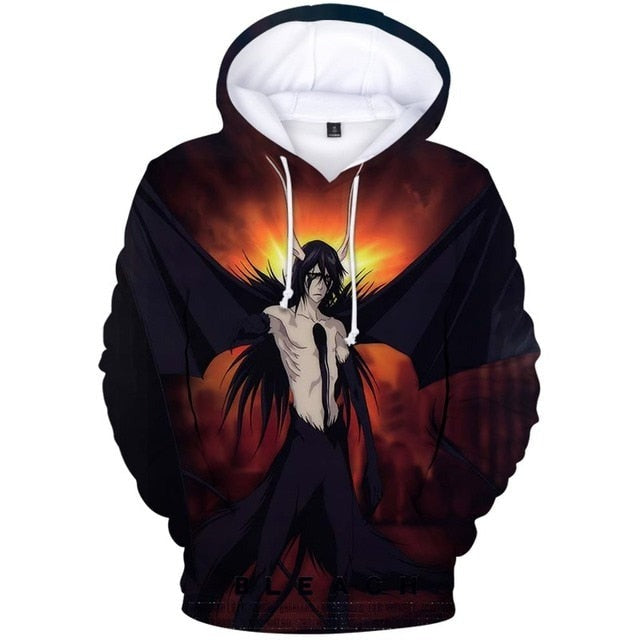 Anime Bleach Print 3d Hoodies Sweatshirt for Men