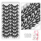 Natural False Eyelashes 5 Pairs Dramatic 3D Mink Lashes