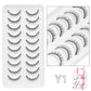 Natural False Eyelashes 5 Pairs Dramatic 3D Mink Lashes