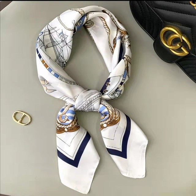 Small Silk Scarf for Women