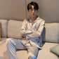 Sleepwear Silk Satin Pajama