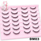 Natural False Eyelashes 5 Pairs Dramatic 3D Mink Lashes