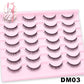 Natural False Eyelashes 5 Pairs Dramatic 3D Mink Lashes