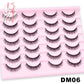 Natural False Eyelashes 5 Pairs Dramatic 3D Mink Lashes