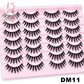 Natural False Eyelashes 5 Pairs Dramatic 3D Mink Lashes