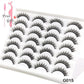 Natural False Eyelashes 5 Pairs Dramatic 3D Mink Lashes