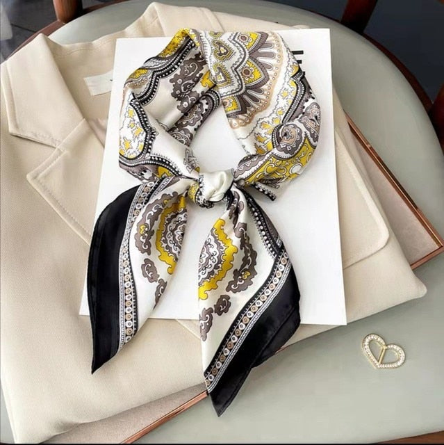 Small Silk Scarf for Women