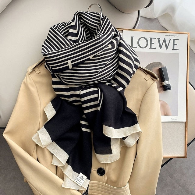 Winter Cotton Scarf for Women