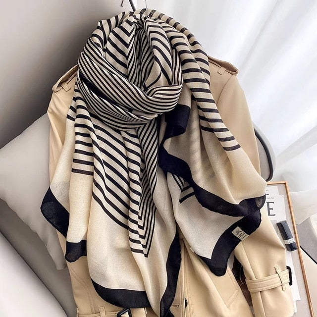 Winter Cotton Scarf for Women