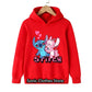 90s Y2k Anime Disney Stitch Hoodie Girls Children Cartoon Clothes Kid Boys Lilo Stitch Sweatshirt Manga Hoody Baby Casual Top