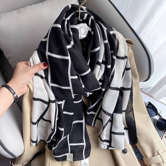 Winter Cotton Scarf for Women