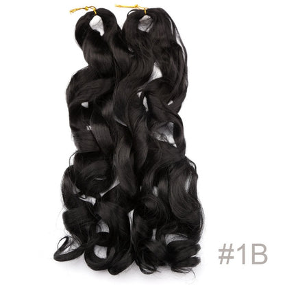 Synthetic Loose Spiral Wave Braiding Hair Extension