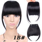 Synthetic Bangs Hair Extensions Clip In Bangs 6 Inch