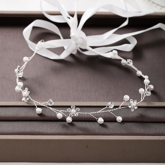 Pearl Rhinestone Wedding Hair Combs
