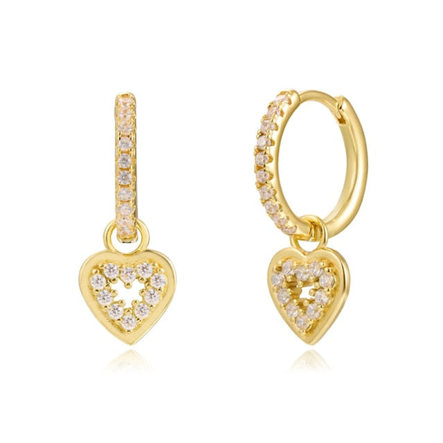 925 Sterling Silver Ear Buckle Small Hoop Earrings