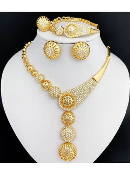 Dubai Gold Color Jewelry Set for Women