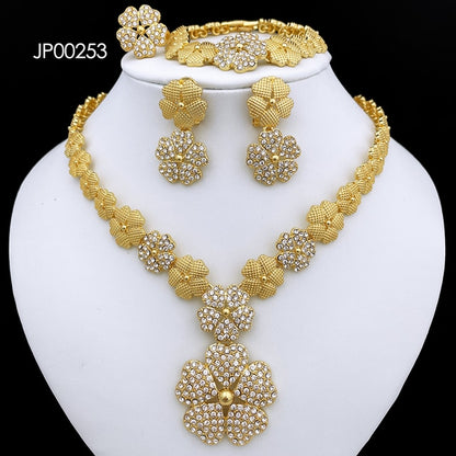 Dubai Gold Plated Jewelry Sets for Women‘