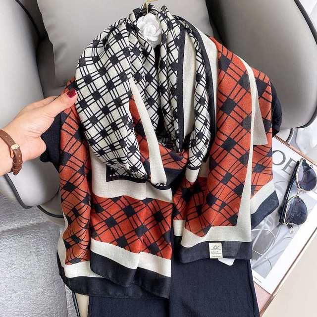 Winter Cotton Scarf for Women
