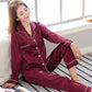 Sleepwear Silk Satin Pajama