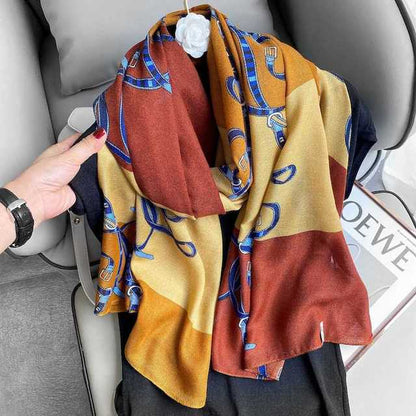 Winter Cotton Scarf for Women