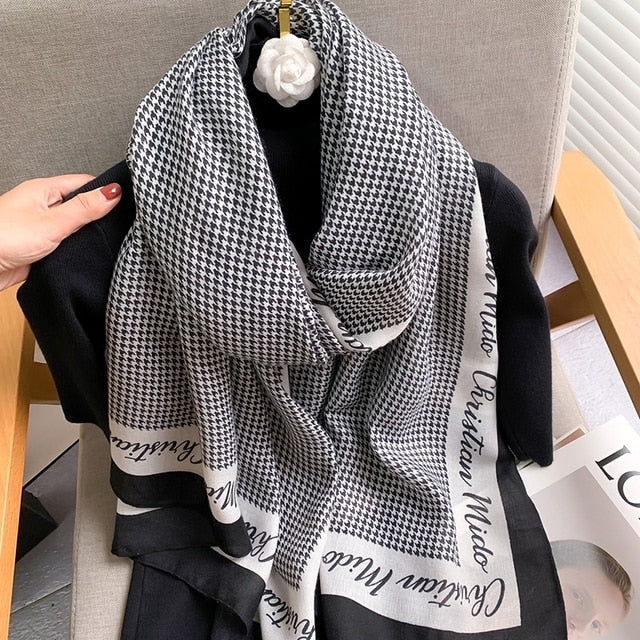Winter Cotton Scarf for Women