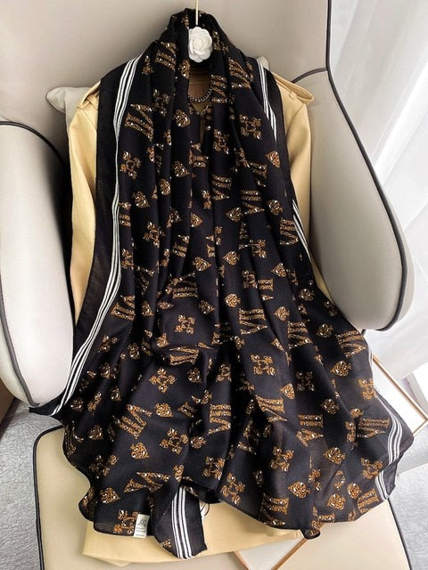 Winter Cotton Scarf for Women