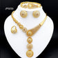 Dubai Gold Color Jewelry Set for Women