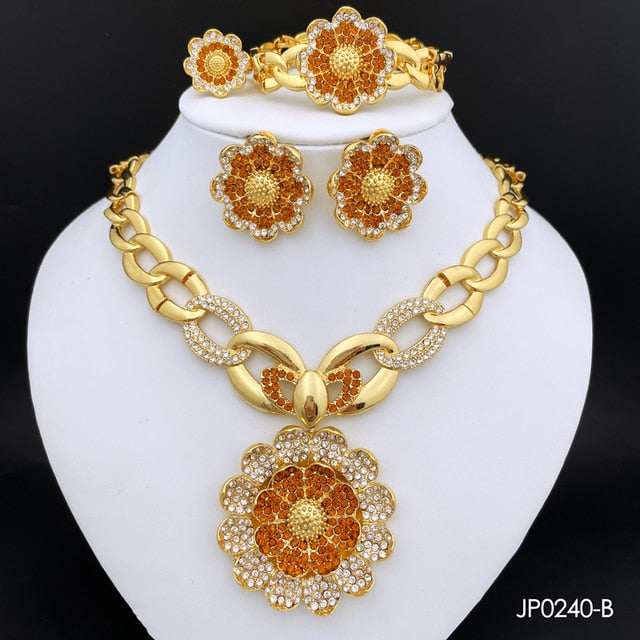 Newly Dubai Jewelry Set For Women