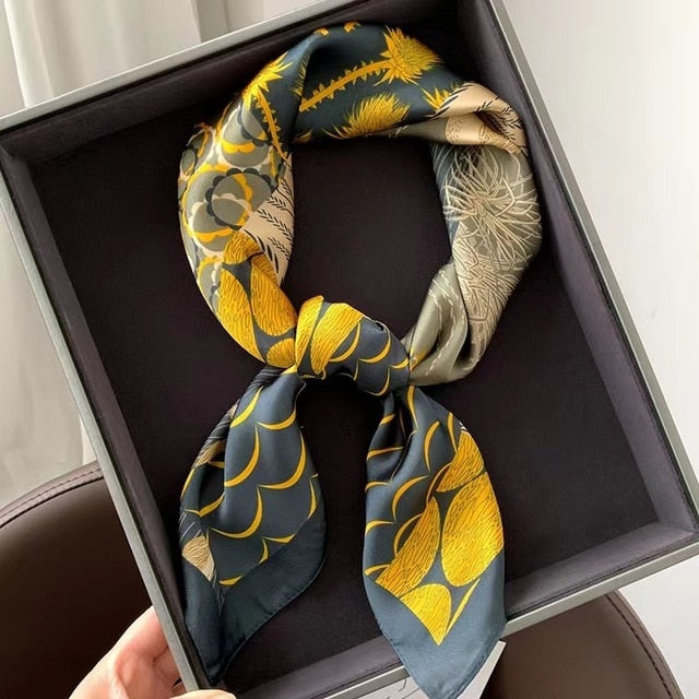 Small Silk Scarf for Women