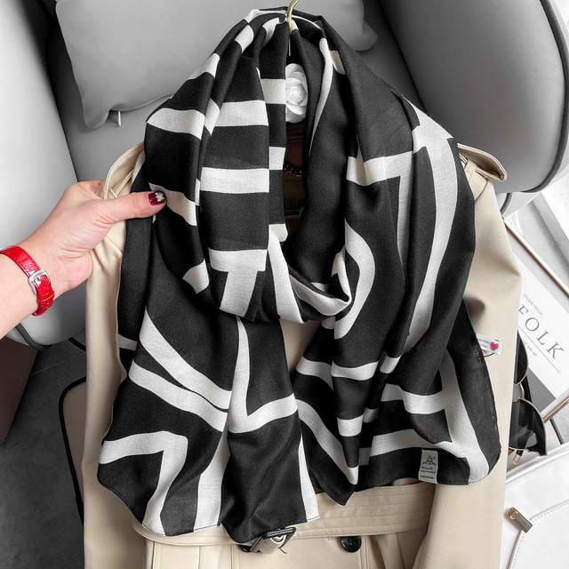 Winter Cotton Scarf for Women