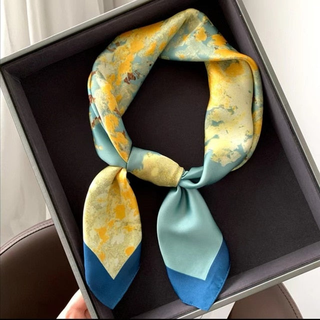 Small Silk Scarf for Women