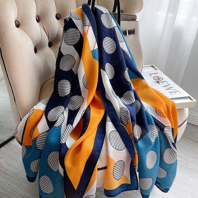 Winter Cotton Scarf for Women