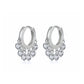 925 Sterling Silver Ear Buckle Small Hoop Earrings