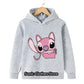 90s Y2k Anime Disney Stitch Hoodie Girls Children Cartoon Clothes Kid Boys Lilo Stitch Sweatshirt Manga Hoody Baby Casual Top
