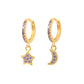 925 Sterling Silver Ear Buckle Small Hoop Earrings