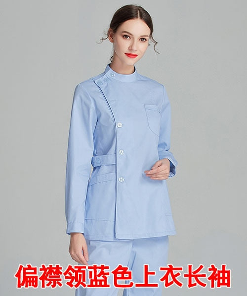 Long Sleeve Uniform Scrub Top