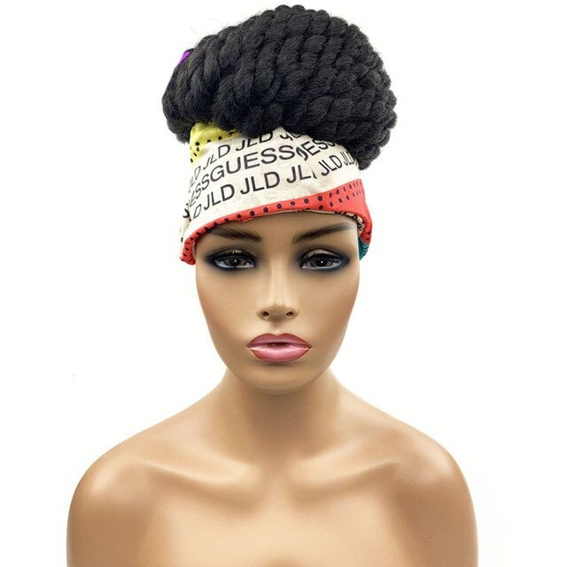 Kinky Curly Synthetic Headband Wigs For Women