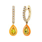 925 Sterling Silver Ear Buckle Small Hoop Earrings