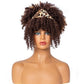 Kinky Curly Synthetic Headband Wigs For Women