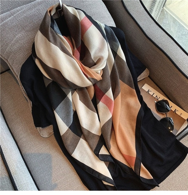 Winter Cotton Scarf for Women