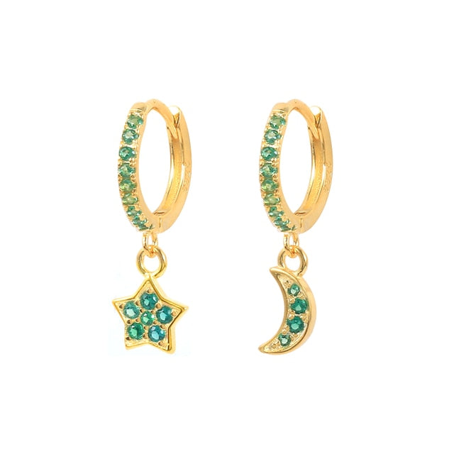925 Sterling Silver Ear Buckle Small Hoop Earrings