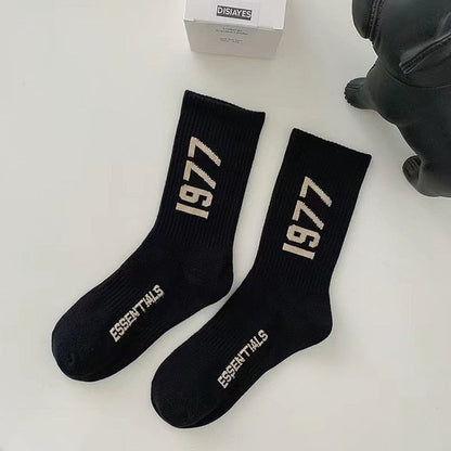 ESSENTIALS 1977 Sports Breathable Cotton Socks