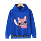 90s Y2k Anime Disney Stitch Hoodie Girls Children Cartoon Clothes Kid Boys Lilo Stitch Sweatshirt Manga Hoody Baby Casual Top