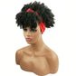 Kinky Curly Synthetic Headband Wigs For Women