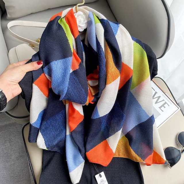 Winter Cotton Scarf for Women