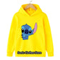 90s Y2k Anime Disney Stitch Hoodie Girls Children Cartoon Clothes Kid Boys Lilo Stitch Sweatshirt Manga Hoody Baby Casual Top