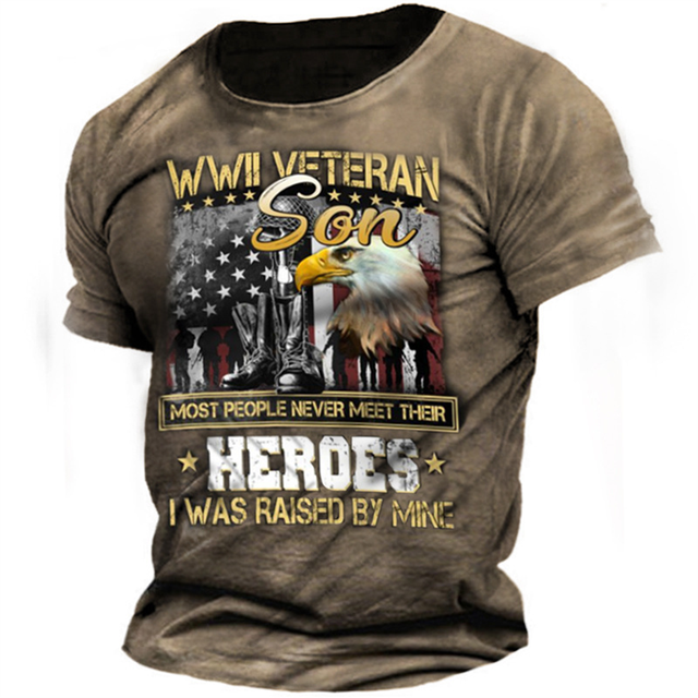 Vintage T-shirt Top for Men