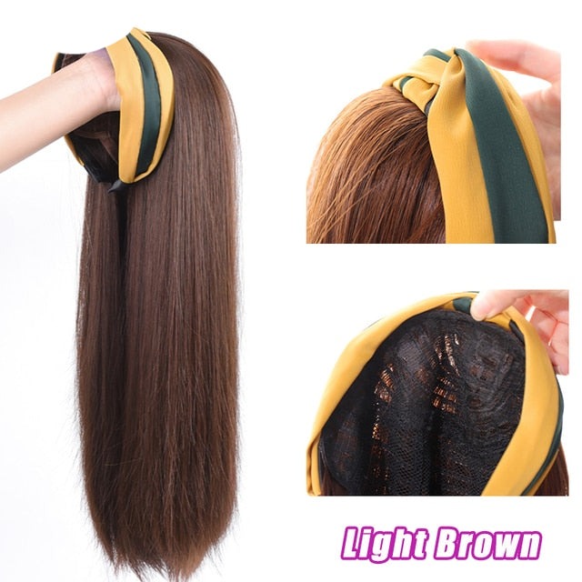 Synthetic Cute Headband Wig for Women