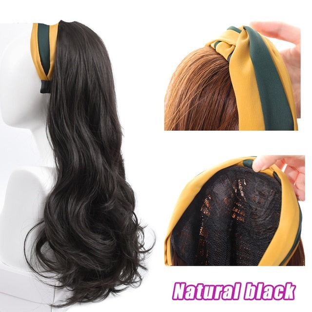 Synthetic Cute Headband Wig for Women